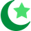 Crescent Star Icon