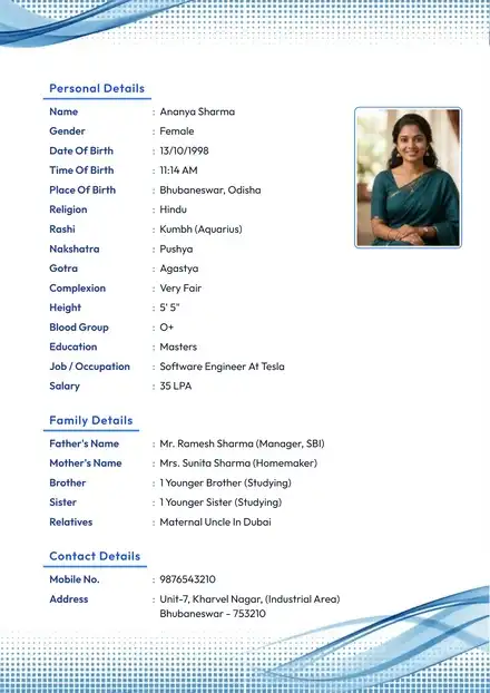 Modern Blue Wave Corporate Professional